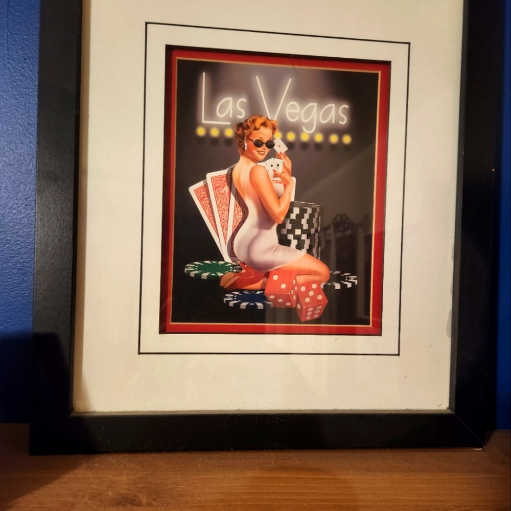 Marilyn Monroe original drawing of Marilyn at the card table.